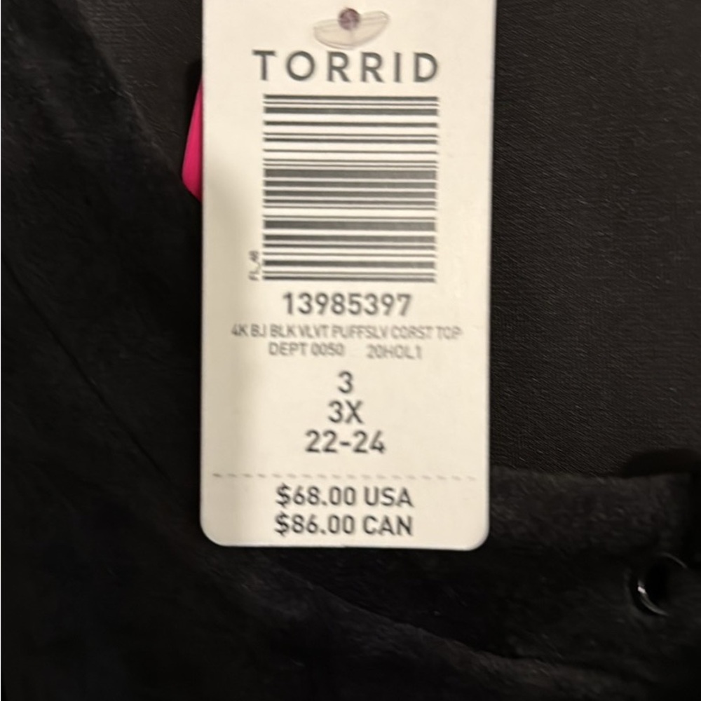 Betsey Johnson Black Zippered Top